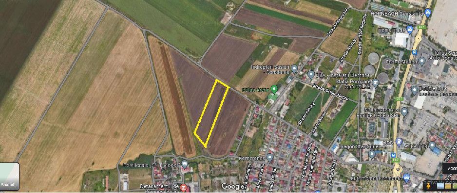 Palas - Aurel Vlaicu - Teren intravilan 18.500 mp langa Palas Arena — fotografia 1