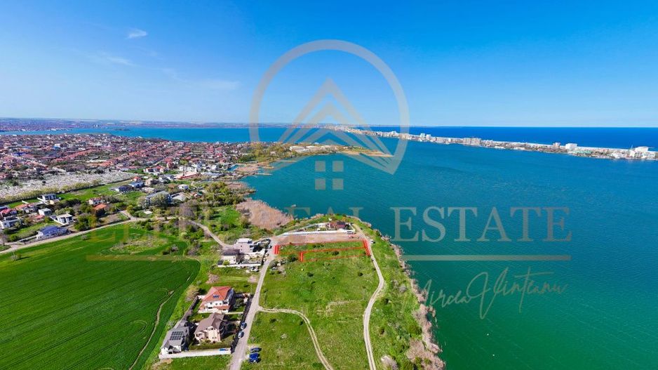 Palazu Mare - Primul lot la lac - teren 1600 mp cu deschidere de 18,70 m — fotografia 1